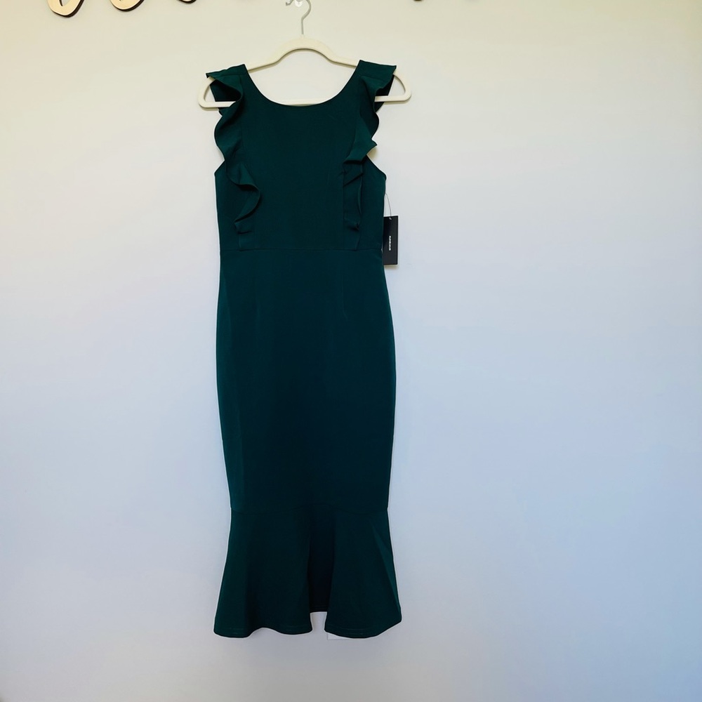 Lulus Forest Green Body Con Dress